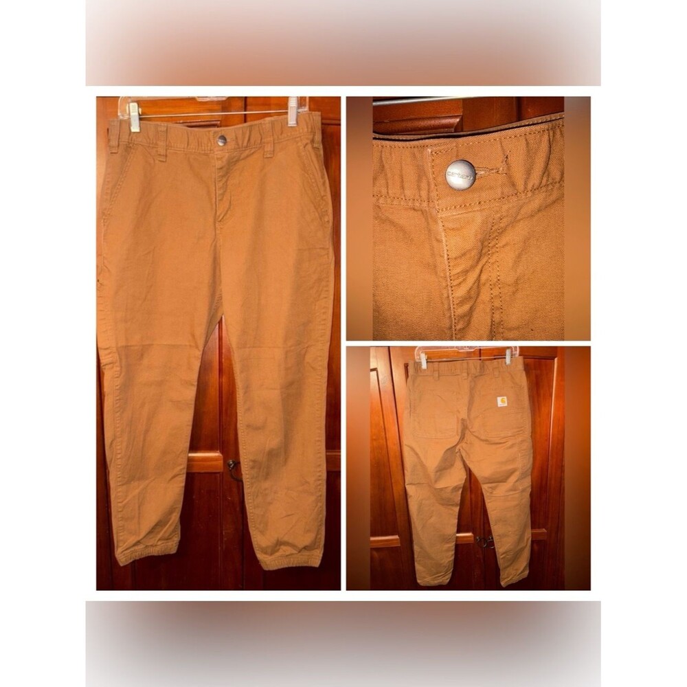 Carhartt Men's Brown Chinos 25↔️32↕️Short #1673